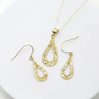 Womens 14K Gold Pear 2-pc. Jewelry Set