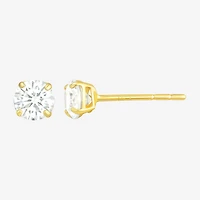 10K Gold 4 Pair Earring Set