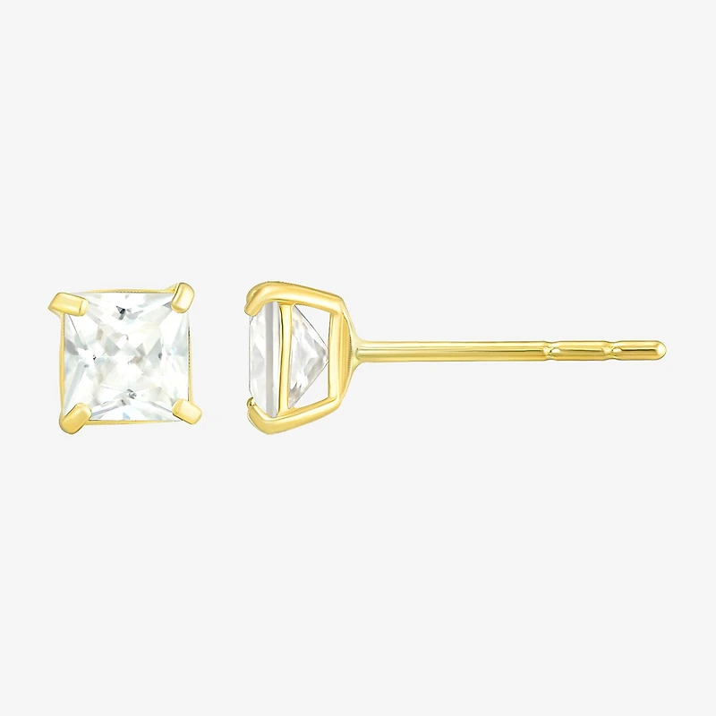 10K Gold 4 Pair Earring Set