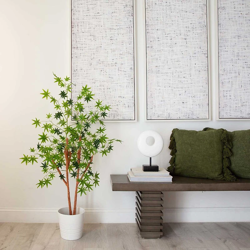 Nearly Natural 4ft. Green Maple Indoor Artificial Tree