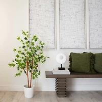 Nearly Natural 4ft. Green Maple Indoor Artificial Tree