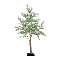 Nearly Natural 3ft. Green Lighted Cypress Indoor Artificial Tree