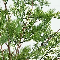 Nearly Natural 3ft. Green Lighted Cypress Indoor Artificial Tree