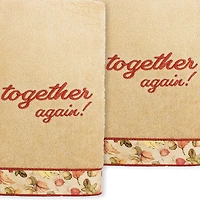 Linum Home Textiles Thanksgiving Together Again 2-pc. Hand Towel
