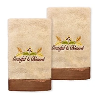 Linum Home Textiles Blessed Embroidered 2-pc. Hand Towel