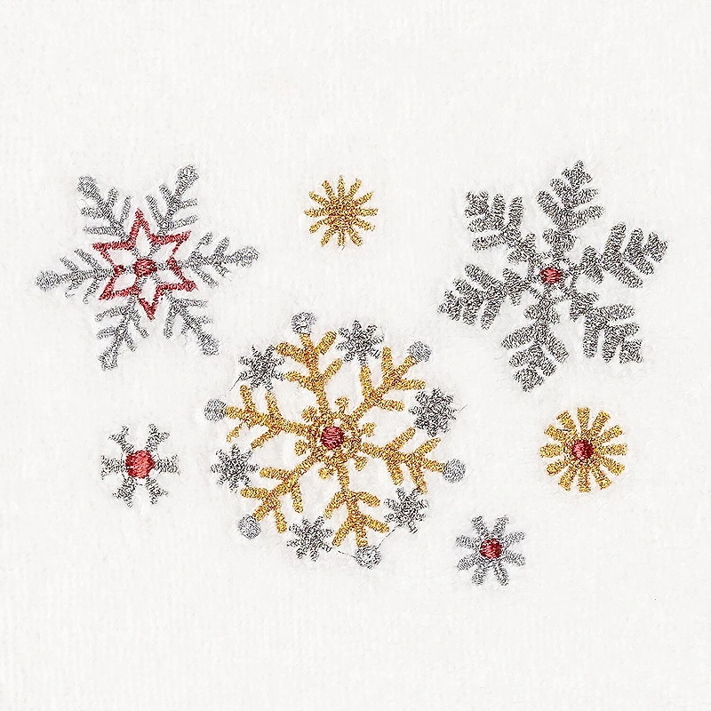 Linum Home Textiles Christmas Snowfall 2-pc. Hand Towel