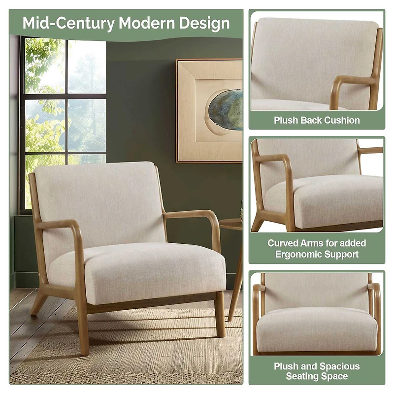 INK+IVY Novak Mid Century Modern Lounge Chair