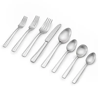 Table 12 Stainless Steel 50-pc. 18/10 Flatware Set