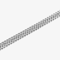 Mens Stainless Steel Solid Inch Link Bracelet
