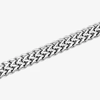 Mens Stainless Steel Solid 8 1/2 Inch Link Bracelet