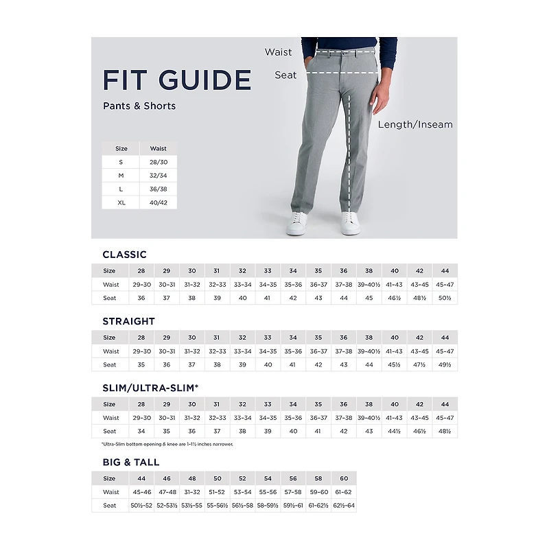 Haggar JMH Tailored Windowpane Mens Modern Fit Flat Front Suit Pant