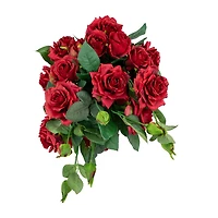 Northlight 35in Set Of 6 Red Real Touch Rose Artificial Floral Sprays 6-pc. Pick