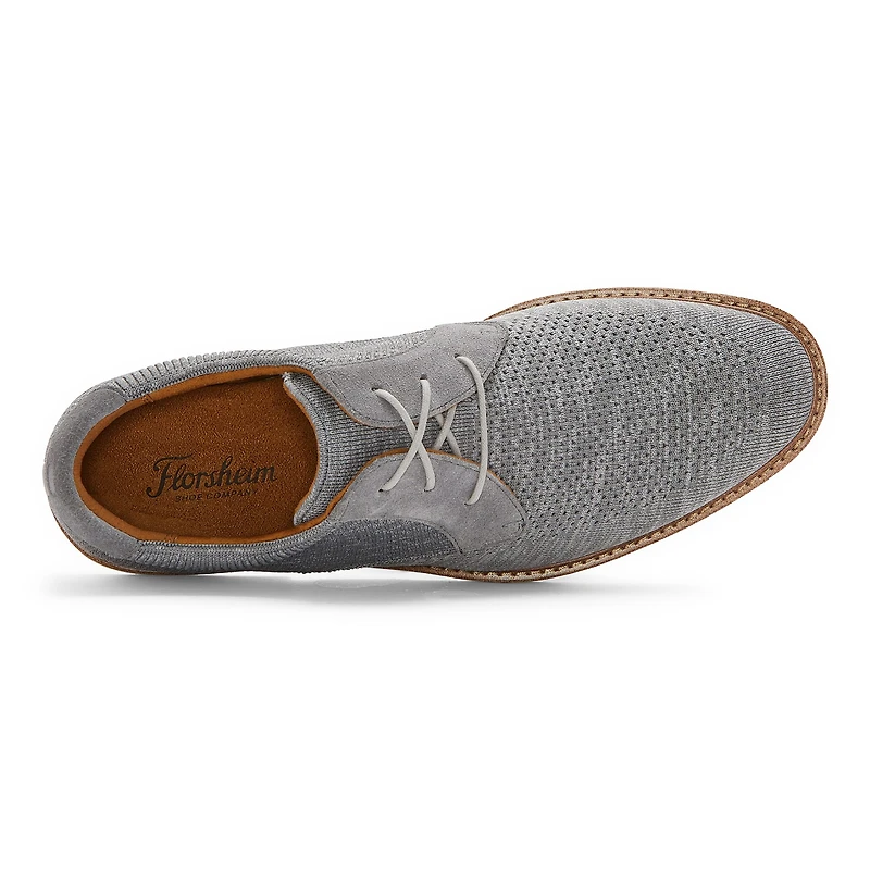 Florsheim Highpoint Knit Plain Mens Round Oxford Shoes
