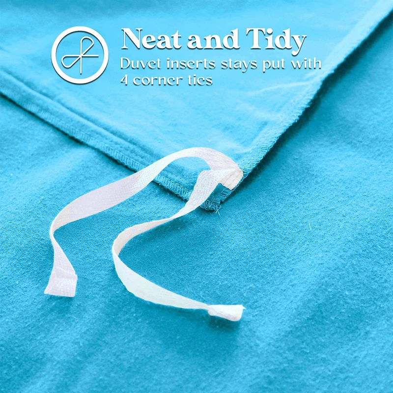 SUPERIOR® Solid Cotton Heavyweight Warm Reversible Duvet Cover