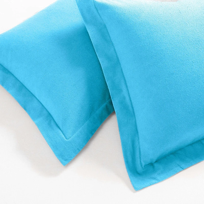 SUPERIOR® Solid Cotton Heavyweight Warm Reversible Duvet Cover
