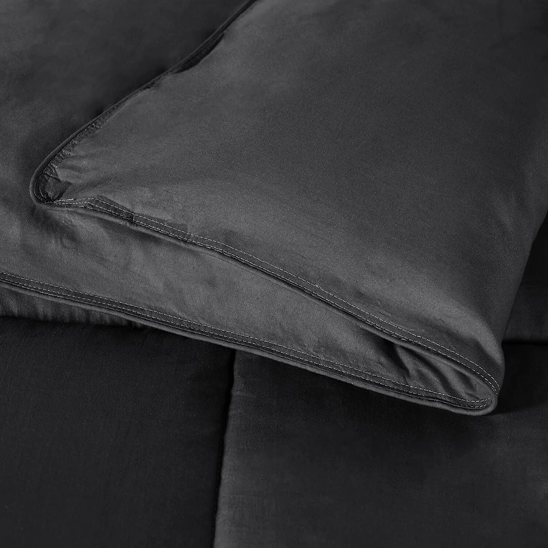 SUPERIOR® Solid All Season Plush Microfiber Down Alternative Hypoallergenic Comforter