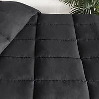 SUPERIOR® Solid All Season Plush Microfiber Down Alternative Hypoallergenic Comforter