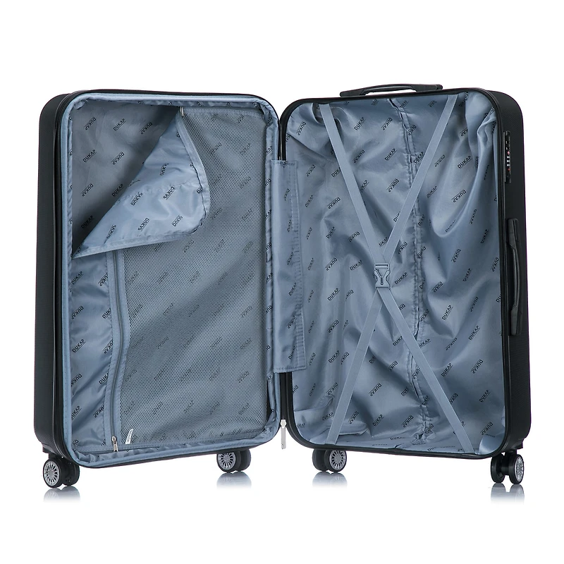 Dukap Crypto 28 Inch Hardside Expandable Lightweight Checked Spinner Luggage