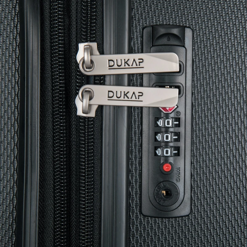 Dukap Crypto 28 Inch Hardside Expandable Lightweight Checked Spinner Luggage