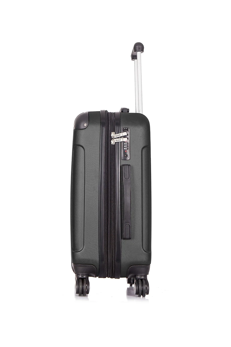 Dukap Intely 20 Inch Hardside Expandable Lightweight Carry-On Spinner Luggage