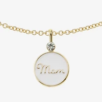 Liz Claiborne Mom Pendant Necklace And Stud Earring Womens 2-pc. Jewelry Set