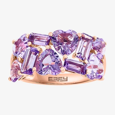 Effy Final Call Limited Quantities! Womens Genuine Purple Amethyst 14K Gold Cocktail Ring