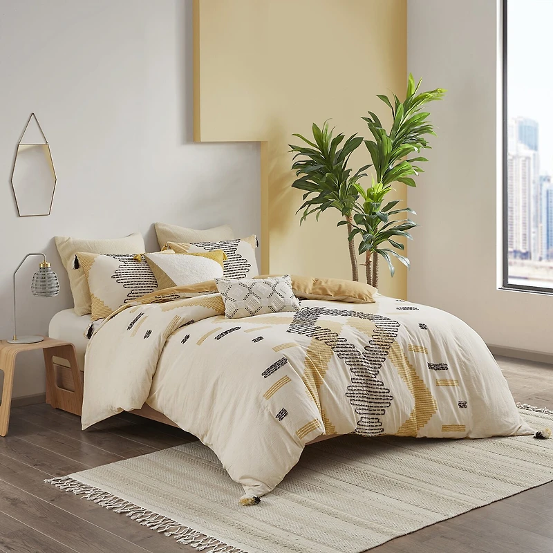 INK+IVY Arizona 3 Piece Cotton Duvet Cover Set