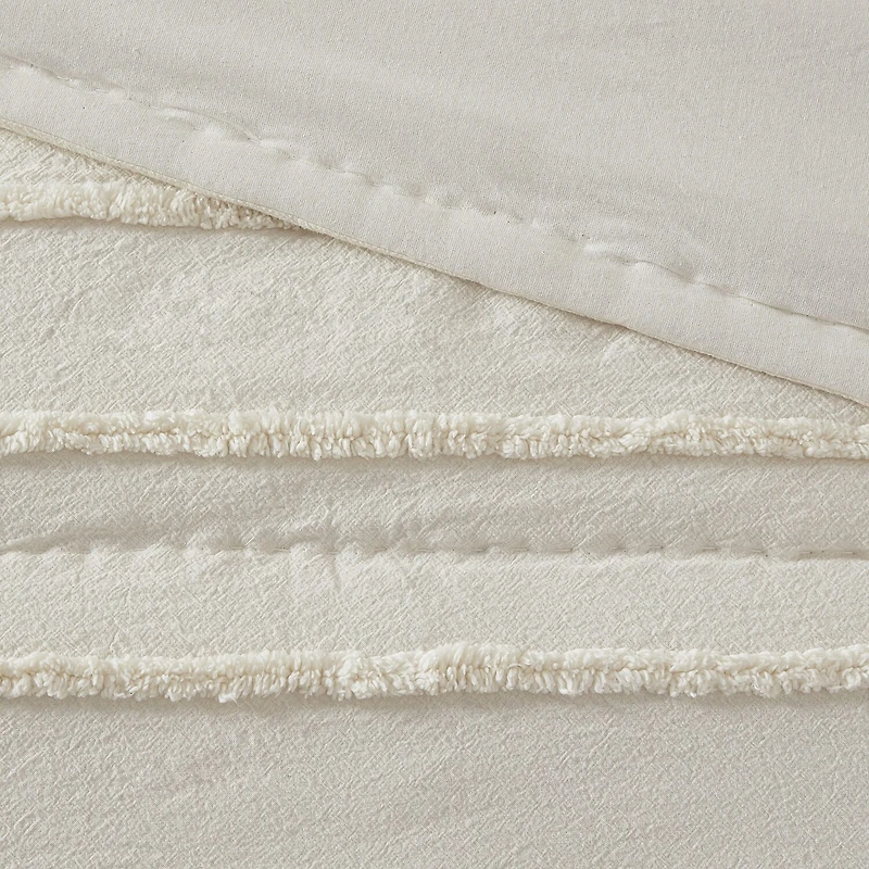 Urban Habitat Camden 3-Pc Cotton Quilt Set With Chenille Trims