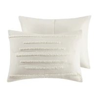 Urban Habitat Camden 3-Pc Cotton Quilt Set With Chenille Trims