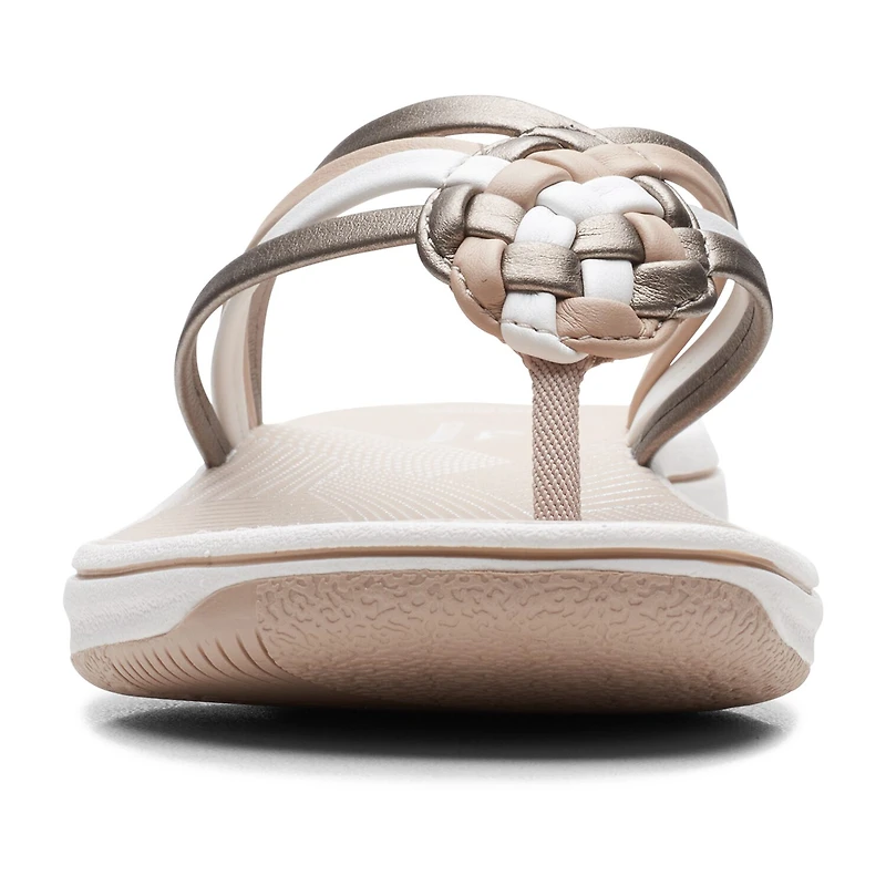 Clarks Cloudsteppers Womens Breeze Coral Flip-Flops