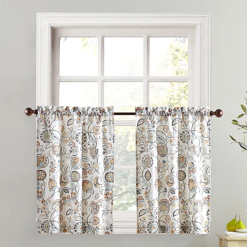 No 918 Signy 2-pc. Rod Pocket Window Tier