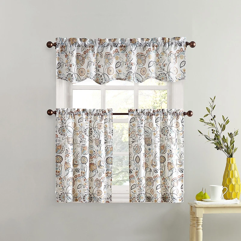No 918 Signy 2-pc. Rod Pocket Window Tier