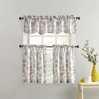 No 918 Signy 2-pc. Rod Pocket Window Tier