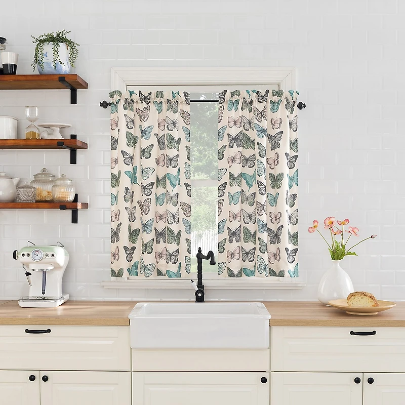 No 918 Magdalena 2-pc. Rod Pocket Window Tier