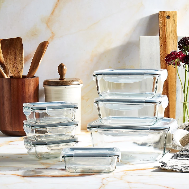 Mason Craft And More 14-pc. Glass Food Container