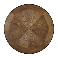 Linon Firview Round Wood-Top Dining Table