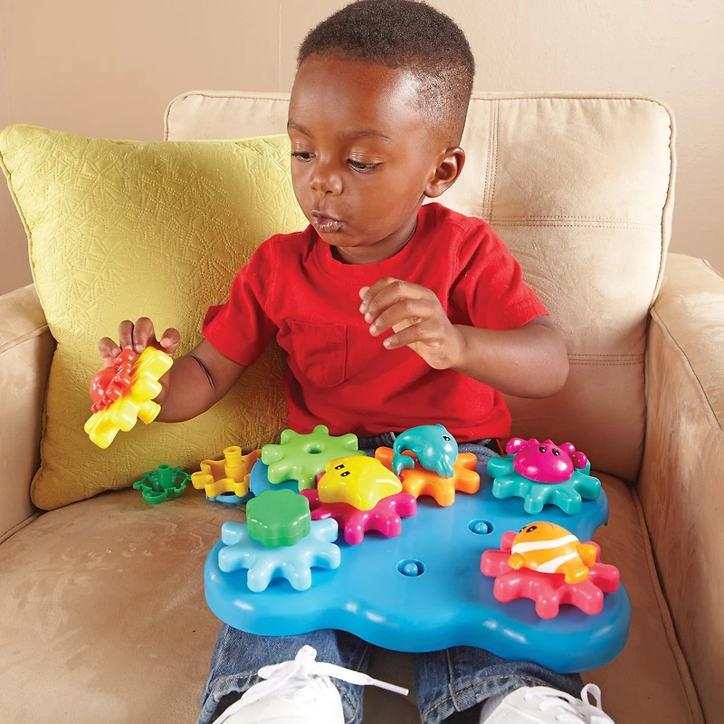 Learning Resources Ocean Wonders Build N Spin Discovery Toy