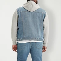 Levi's® Big and Tall Hybrid Hoody Trucker Mens Hooded Lightweight Denim Jacket