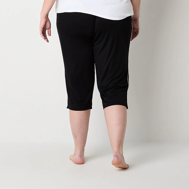 Liz Claiborne Cool and Calm Womens Plus Pajama Capri Pant