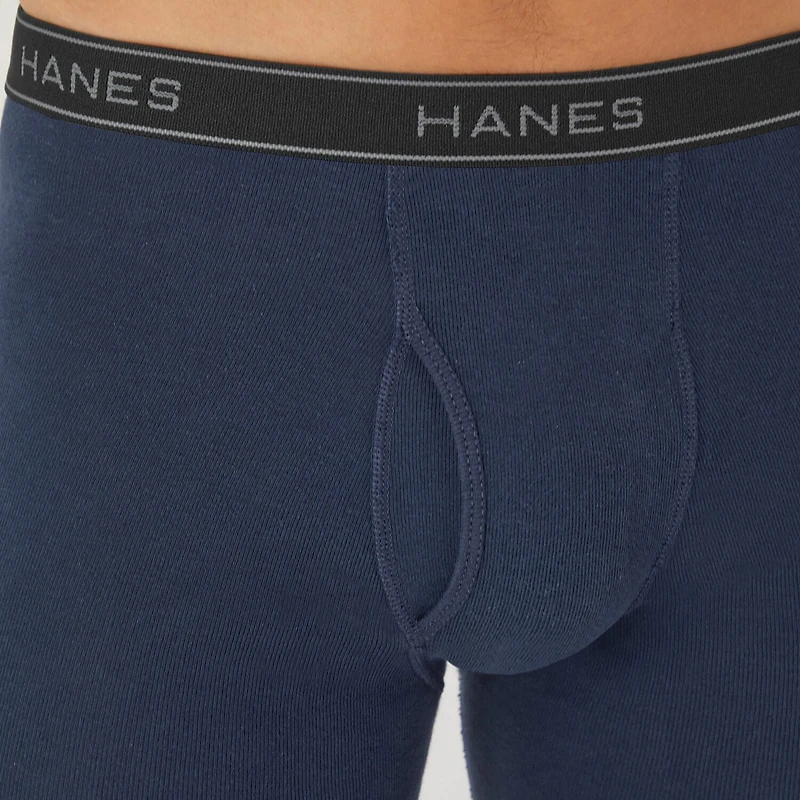 Hanes Cotton Mens 4 Pack Boxer Briefs J742a4