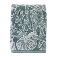 Saturday Knight South Seas Shell Embellished Jacquard Bath Towel