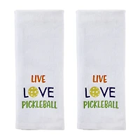 Saturday Knight Live Love Pickleball 2-pc. Hand Towel