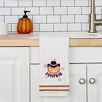 Saturday Knight Howdy Pumpkin 2-pc. Hand Towel