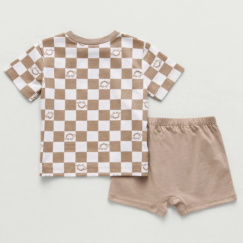 Okie Dokie Baby Boys 2-pc. Short Set