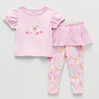 Okie Dokie Baby Girls 2-pc. Legging Set