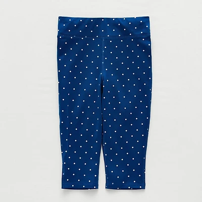 Xersion Little & Big Kid Girls High Rise Capri Legging