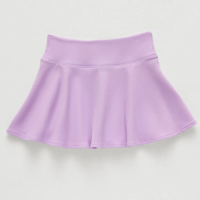Xersion Rib Sport Little & Big Kid Girls Mid Rise Skort