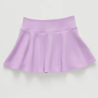 Xersion Rib Sport Little & Big Kid Girls Mid Rise Skort