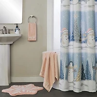 Saturday Knight Heather Snowflake Embellished Holiday Bath Towel