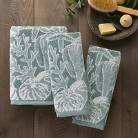 Saturday Knight South Seas Shell 2-pc. Embellished Beach + Nautical Hand Towel